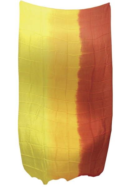 Шаль (натуральный шелк) 2.5 м-Красно-оранж-желтый .jpg